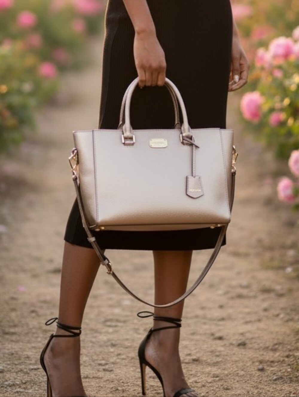 Michael Kors Metallic Gold Retired Satchel